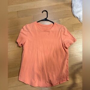lululemon athletica Peach love Crew Short Sleeve Tee